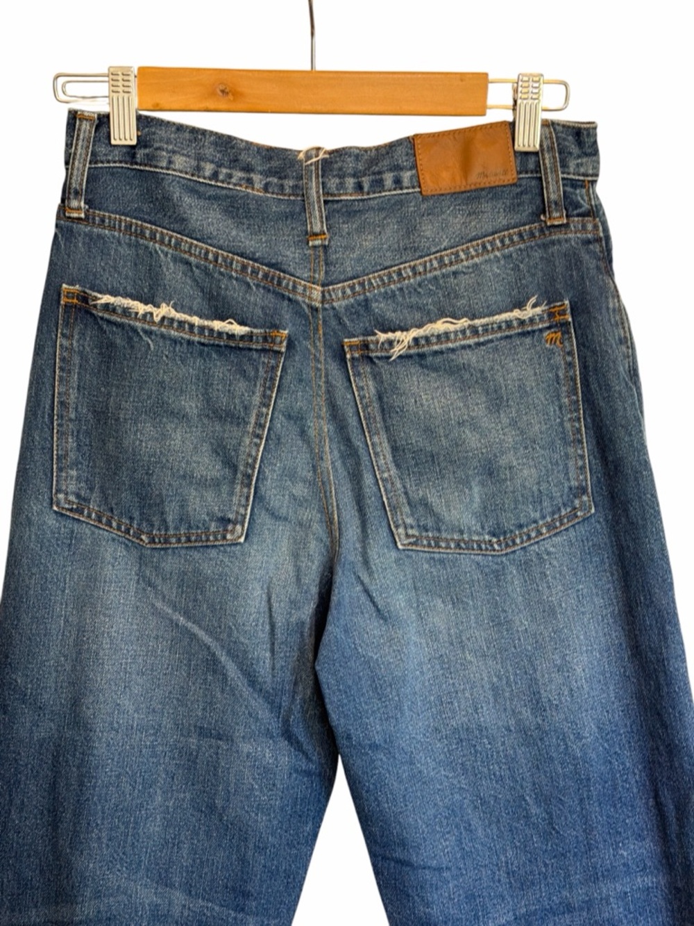 Madewell The Dad Jean Size 26 High Rise Straight Leg Vintage Wash Denim Jeans - Picture 8 of 8